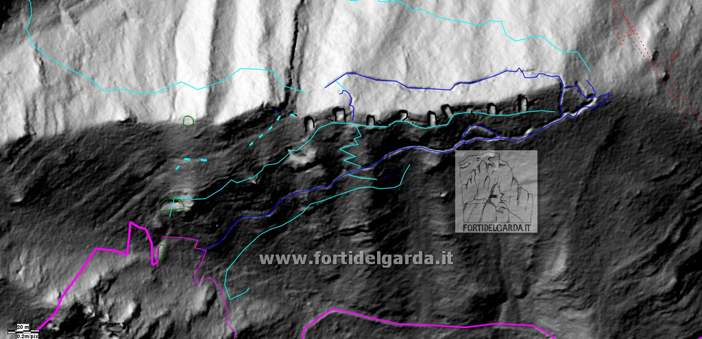 Caposaldo Sarbano Bezzecca su LIDAR Caposaldo Sarbano Bezzecca su LIDAR