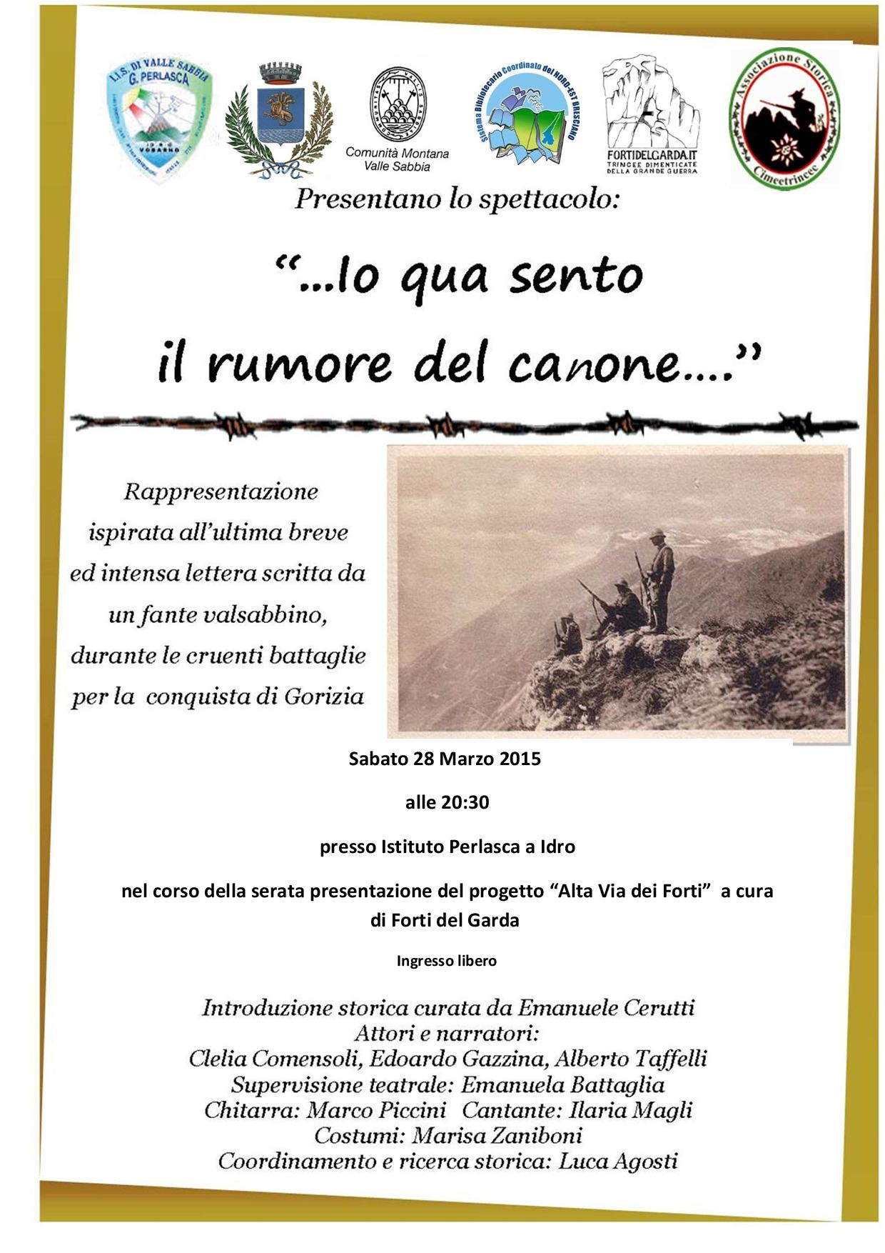 Rappresentazione teatrale Grande Guerra
